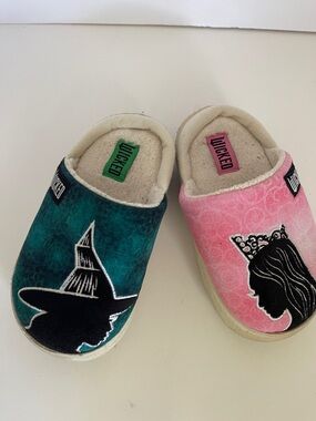 Wicked Kids' Mixed Pink & Teal Slip-On Slippers